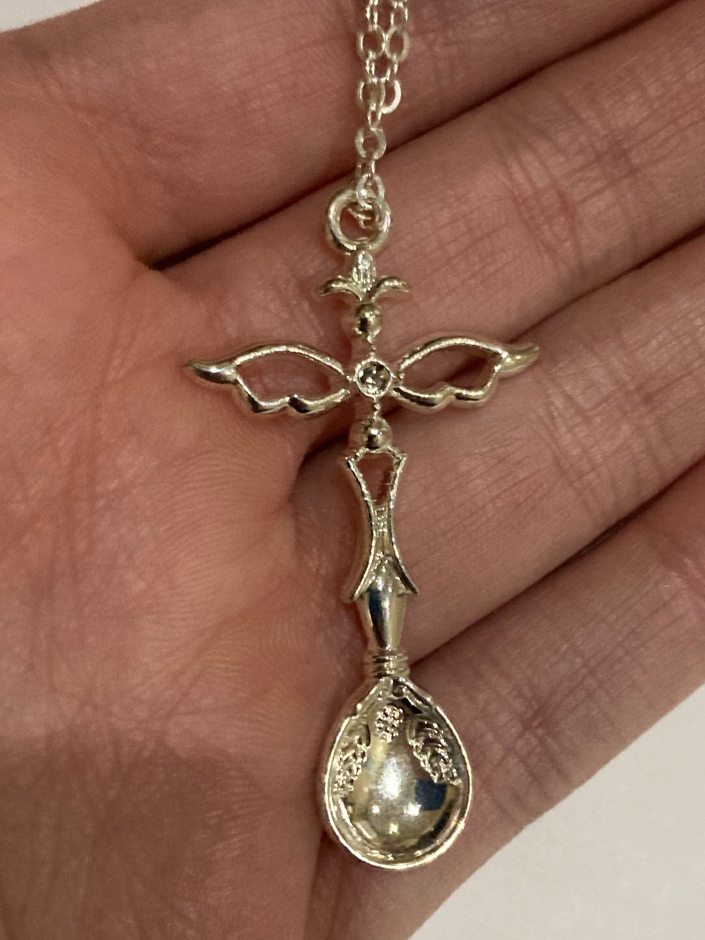 Angel Wing Spoon Pendant